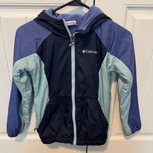 Columbia Kids Jacket - Navy and Light Blue
